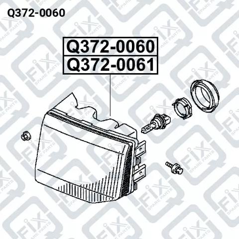 Фара передняя правая Q3720060 Q-FIX