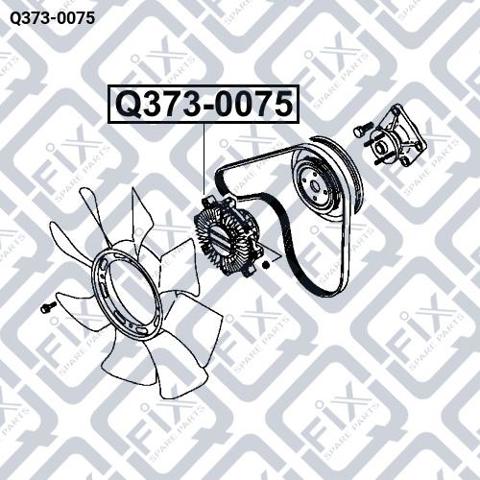 Вискозная муфта Q3730075 Q-FIX