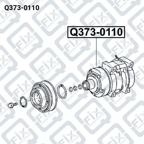 Компрессор климатической установки Q3730110 Q-FIX
