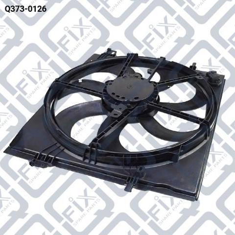 Q3730126 Диффузор вентилятора в сборе с мотором и крыльчаткой купить Житомир