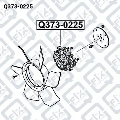 Муфта вентилятора Mitsubishi Pajero 3