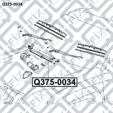 Q3750034 Трапеция стеклоочистителя купить Каменское