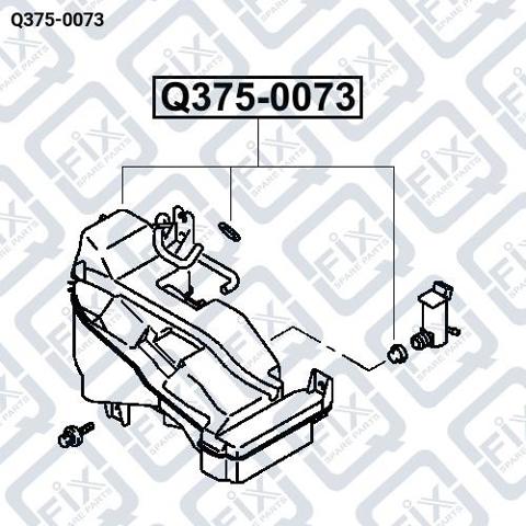Бачок стеклоомывателя Q3750073 Q-FIX