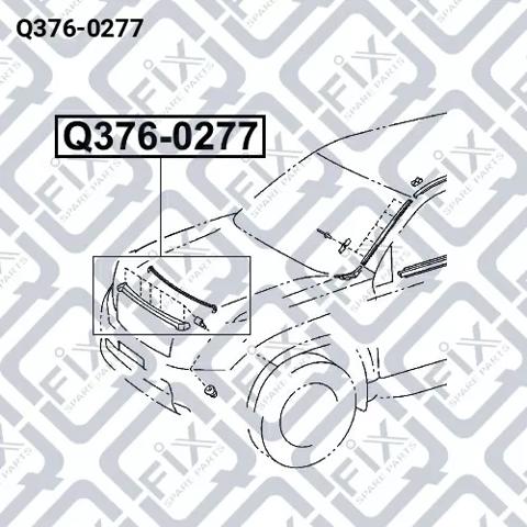 Молдинг капота Q3760277 Q-FIX