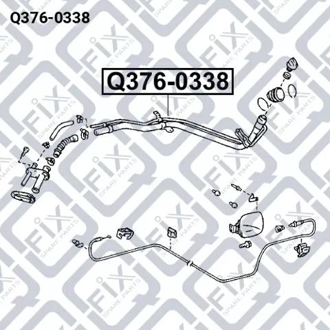 Шланг заливной горловины, топливного бака Q3760338 Q-FIX