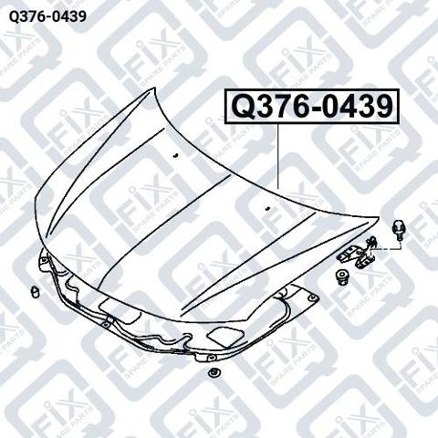 Q-FIX Q3760439 Капот в наличии Чернигов