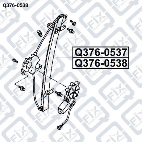 Механизм подъема стекол Q3760538 Q-FIX