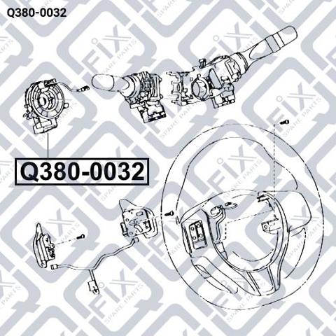 Контактное кольцо подушки безопасности Q3800032 Q-FIX