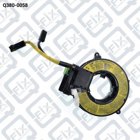 Кольцо AIRBAG контактное, шлейф руля Q3800058 Q-FIX
