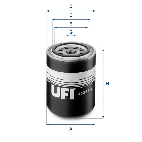 2325600 UFI Фильтр масляный купить в Ирпень