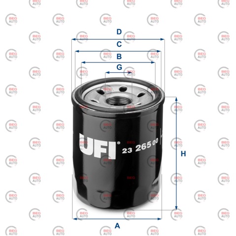 2326500 UFI Масляный фильтр купить в Хмельницкий