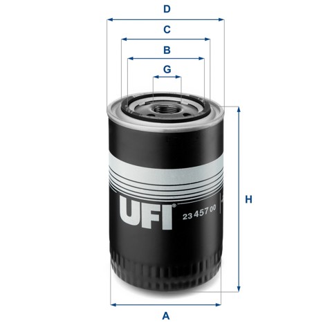 2345700 UFI Фильтр масляный купить в Ужгород
