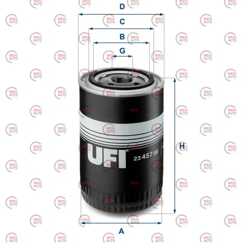 UFI 2345700 Масляный фильтр в наличии Украина