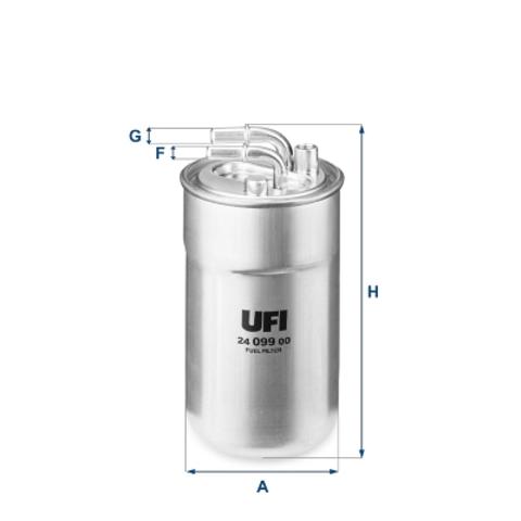 UFI 2409900 Фильтр топливный в наличии Днепр