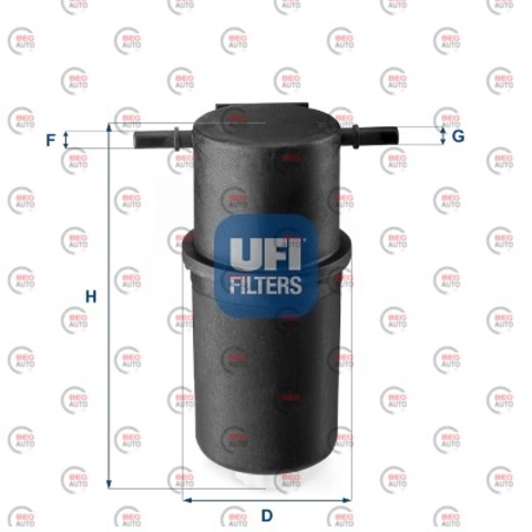 UFI 2414400 Топливный фильтр в наличии Черкассы
