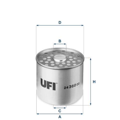 UFI 2436000 Топливный фильтр в наличии Хмельницкий