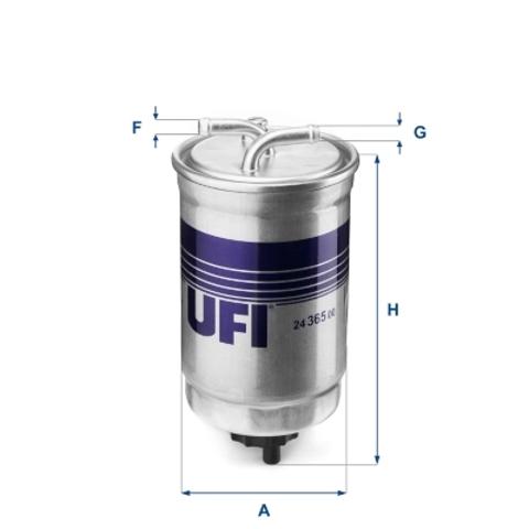 UFI 2436500 Фильтр топливный в наличии Днепр