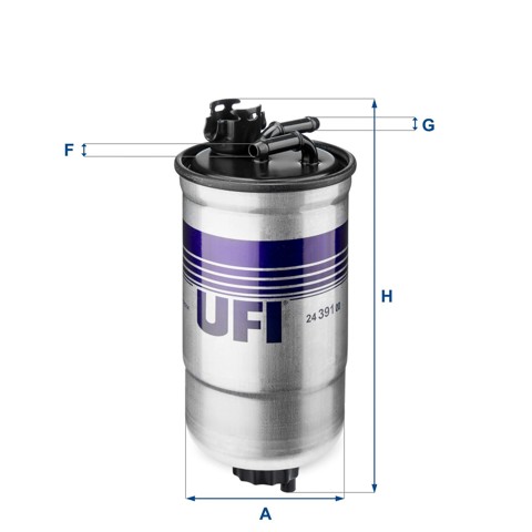 UFI 2439100 Фильтр топливный в наличии Павлоград