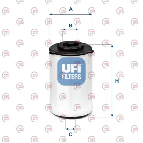 UFI 26H2O03 Фильтр топливный в наличии Одесса