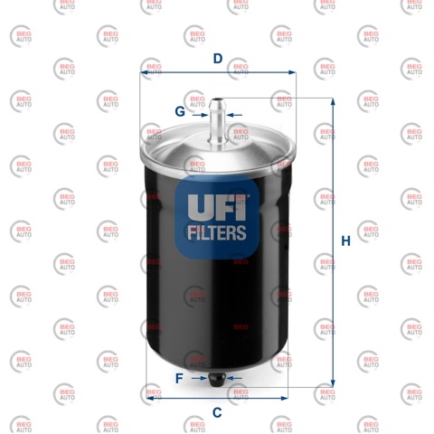 3150000 UFI Фильтр топливный купить в Ирпень