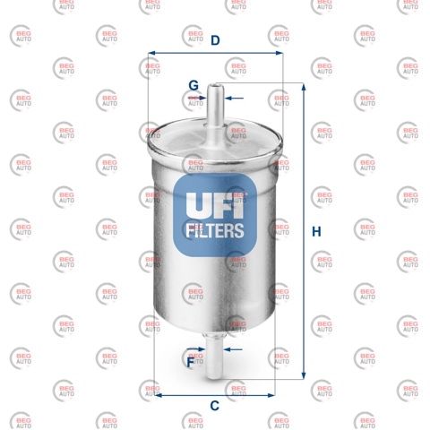 UFI 3171000 Фильтр топливный в наличии Черновцы