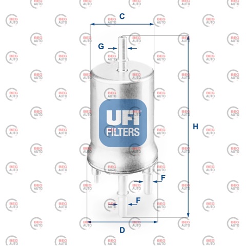3183200 UFI Фильтр топливный купить в Николаев