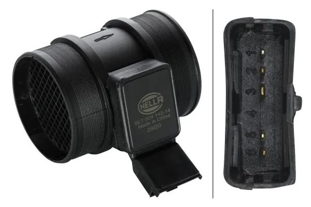 8ET009142141 HELLA Датчик потока (расхода) воздуха, расходомер M.A.F. - (Mass Airflow) купить в Хмельницкий
