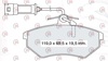 Колодки передние D328E DAFMI