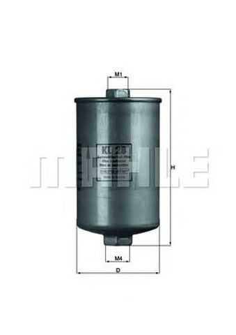 MAHLE KL28 Фильтр топливный в наличии Днепр