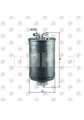 MAHLE KL41 Фильтр топливный в наличии Житомир