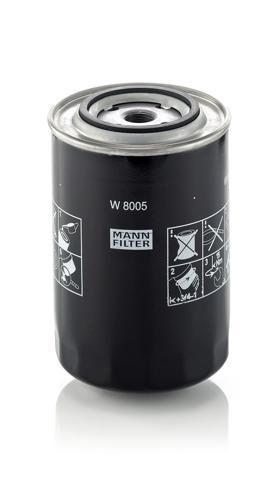 W8005 MANN Фильтр масляный купить в Ирпень