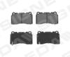 Колодки тормозные BPDFD0016SET SIGNEDA