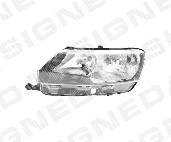 Основная фара в сборе левая Шкода Рапид