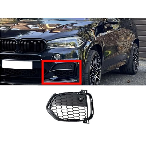 Решетка бампера переднего левая 51118064633 BMW