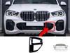 Накладка впускного сопла левая в передний бампер m-paket на bmw x5 g05 2018-2022 ( черный глянец )   analog (kak original)    51118074269