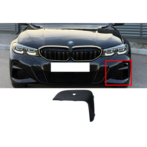 Молдинг бампера переднего левый 51118079595 BMW