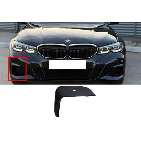 Молдинг бампера переднего правый 51118079596 BMW