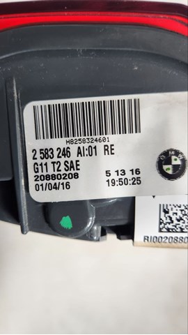 BMW 63212583246 Фонарь задний правый внутренний в наличии Кривой Рог