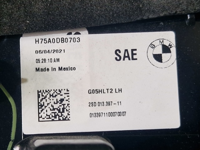 BMW 63215A0DB07 Фонарь задний левый внутренний в наличии Ровно