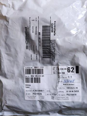 95510523101 PORSCHE Прокладка клапанной крышки купить в Ровно