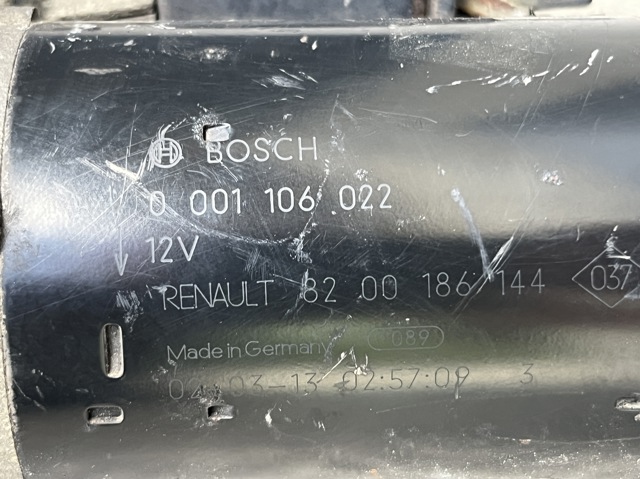 0001106022 RENAULT Стартер купить в Чернигов