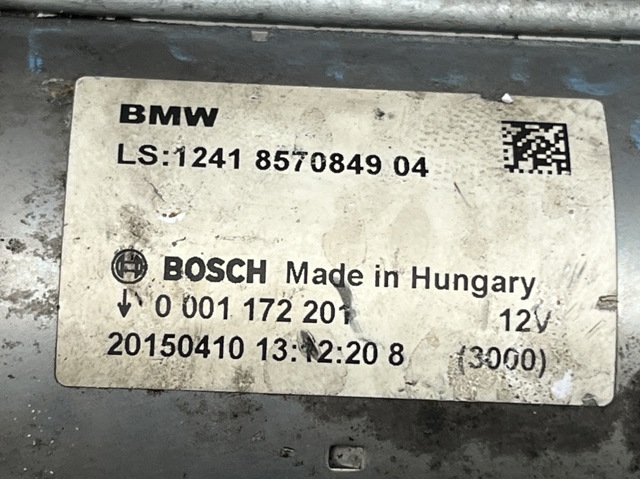 0001172201 BOSCH Стартер купить в Черкассы