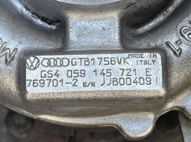 VAG 059145721E Турбина в наличии Ужгород