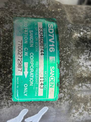 Насос кондиционера 7700272987 RENAULT