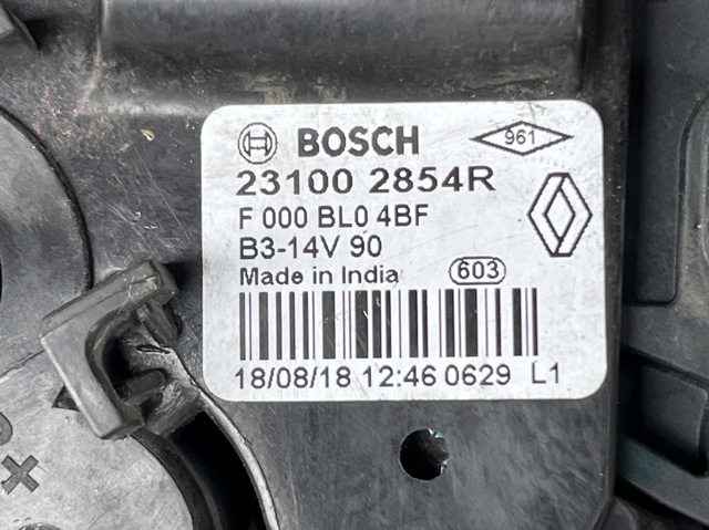 Автомобильный генератор F000BL0410 BOSCH
