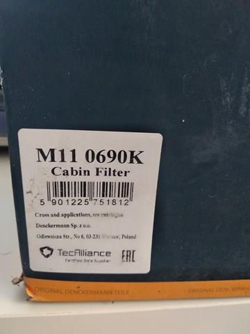 M110690K DENCKERMANN Фильтр салона купить в Черкассы