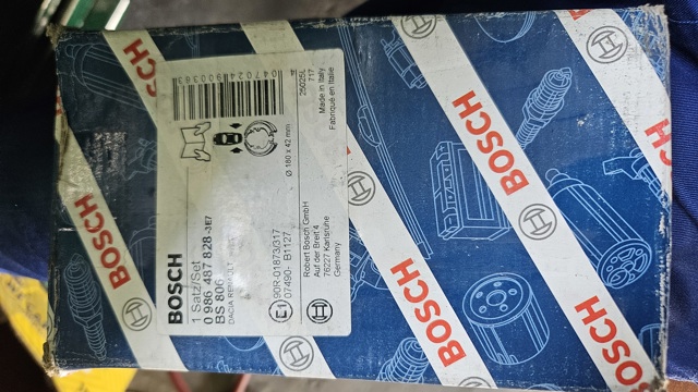 0986487828 BOSCH Колодки тормозные задние барабанные купить в Ирпень