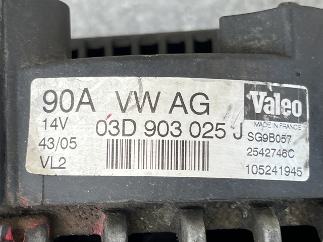 03D903025E VAG Генератор купить в Харьков