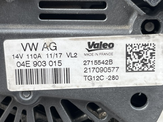 VAG 04E903015AX Генератор в наличии Запорожье