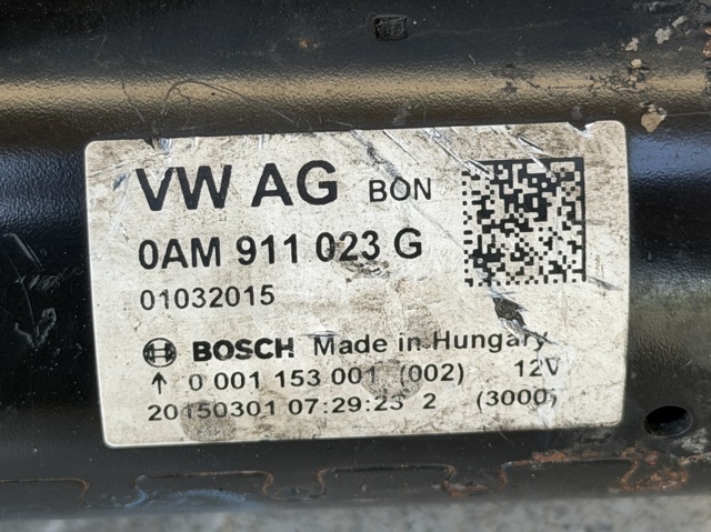 0AM911023G VAG Стартер купить в Черкассы
